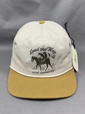 Lead The Way Deso Supply Hat Tan Rope Western Rodeo Cowboy Strapback Adult Cap